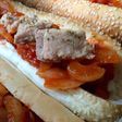 シーチキンのオニオンカレードッグ