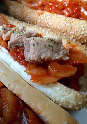 シーチキンのオニオンカレードッグ-レシピのメイン写真