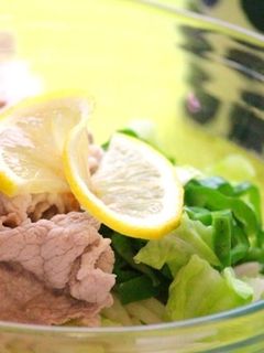 さっぱり!中華レモンつけ麺♪-レシピのメイン写真