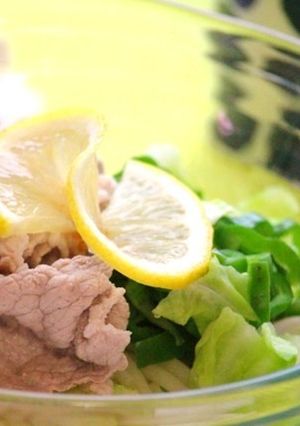 さっぱり！中華レモンつけ麺♪-レシピのメイン写真