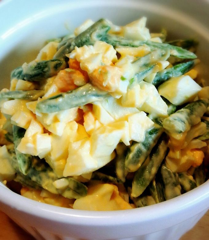 インゲンの卵サラダ(^^) by クック漣ちゃん 【クックパッド】 簡単