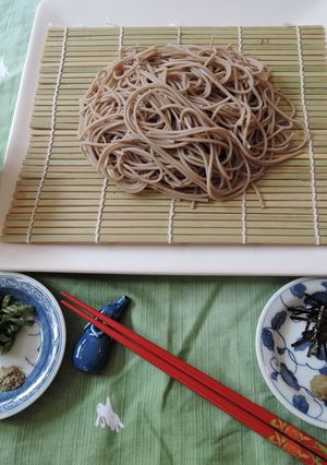 ホワイト・ソース仕立ての、ざる蕎麦-レシピのメイン写真