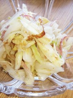 居酒屋気分♪白菜の漬物のごま和え-レシピのメイン写真