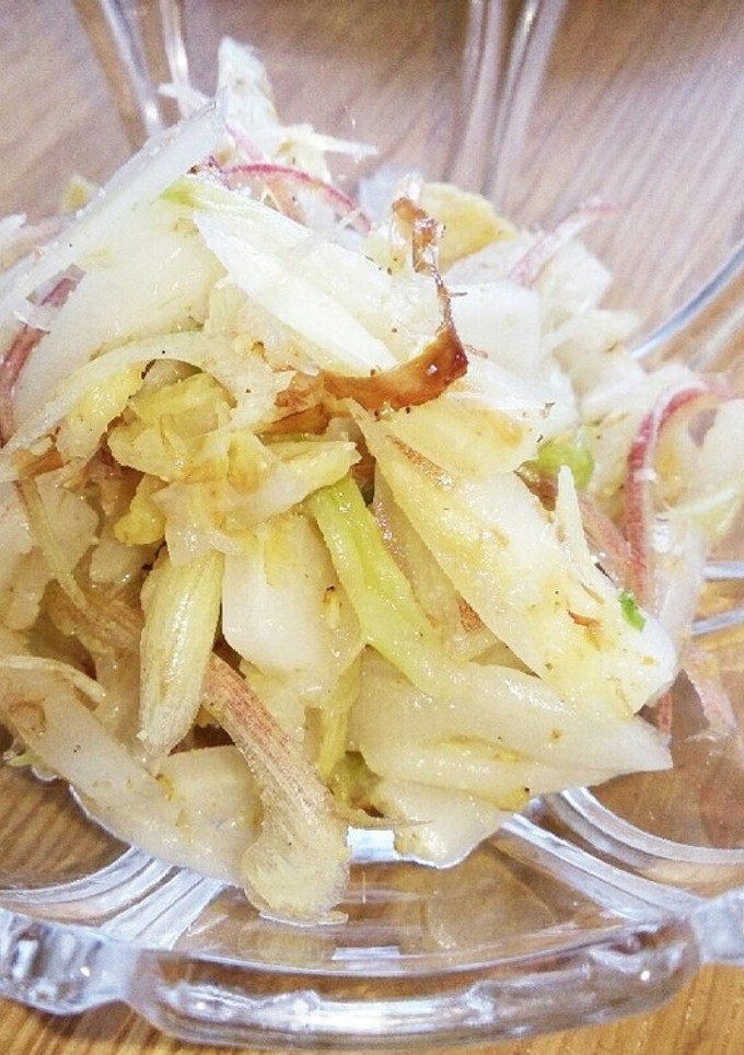 居酒屋気分♪白菜の漬物のごま和え-レシピのメイン写真