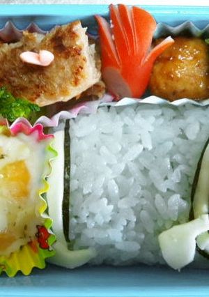 妖怪ウオッチ【どんちゃん】キャラ弁-レシピのメイン写真