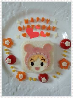 キャラ弁♬あかちゃんまん BDプレート♬-レシピのメイン写真