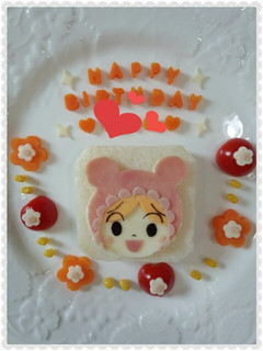 キャラ弁♬あかちゃんまん BDプレート♬-レシピのメイン写真