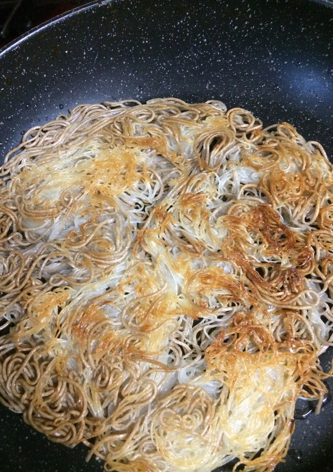 そうめんの長崎かた焼きそば風-レシピのメイン写真