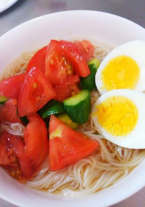 さっぱり!トマトときゅうりのそうめん-レシピのメイン写真
