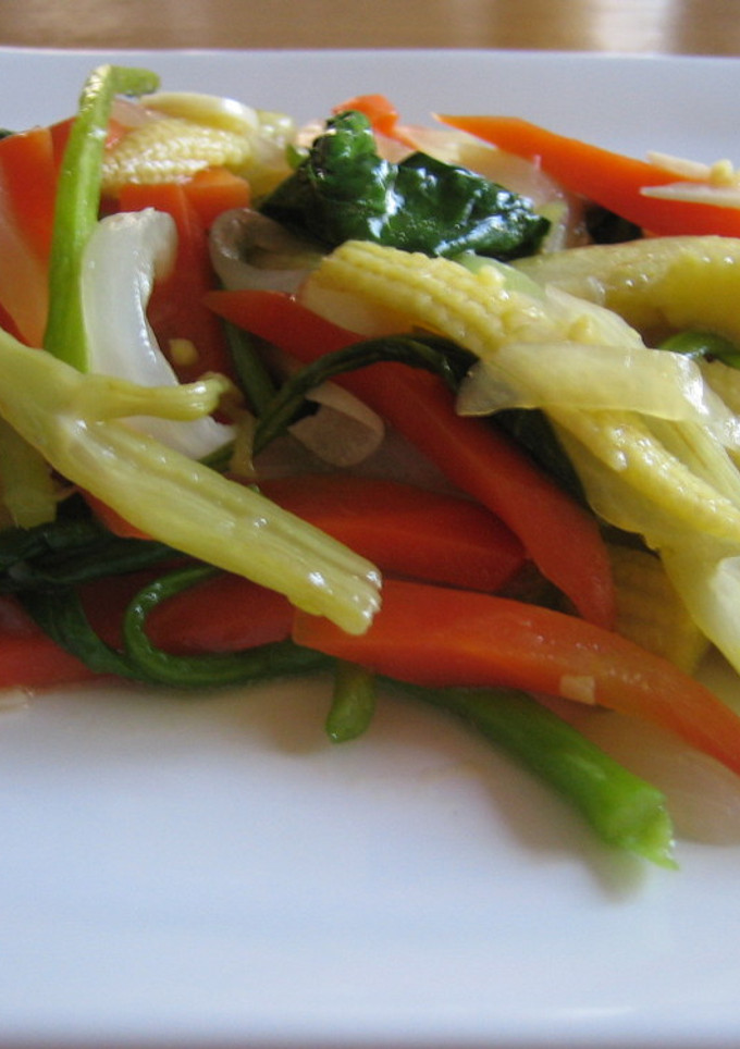 美味！タイ風野菜炒め-レシピのメイン写真