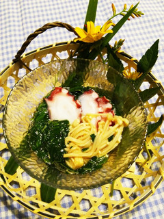 夏バテ!モロヘイヤ&えのき茸の酢の物♪-レシピのメイン写真