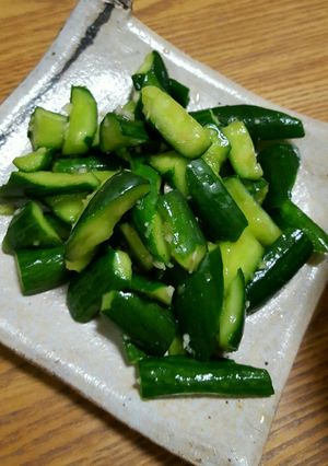 モミキュウリで食欲モリモリ-レシピのメイン写真