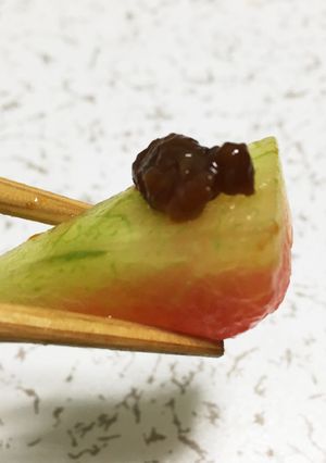 意外な組み合わせ？西瓜の皮の食べ方-レシピのメイン写真