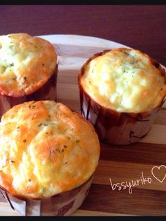 朝食チーズマヨマフィン☺︎-レシピのメイン写真