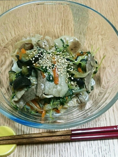 野菜も食べられる!まぜそば風そうめん♪-レシピのメイン写真