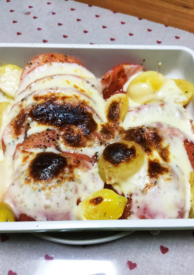 ちょー簡単！トマトのチーズ焼き-レシピのメイン写真