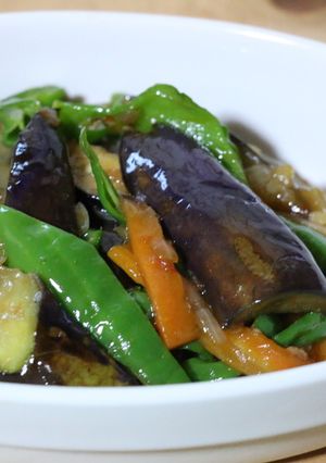 ●麻婆なす●肉なしで夏野菜消費！-レシピのメイン写真