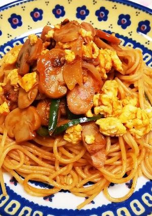 懐かしい喫茶店風♪ナポリタン-レシピのメイン写真