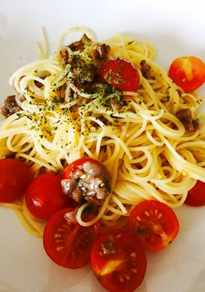 7分で食べられる☆アンチョビの冷製パスタ-レシピのメイン写真
