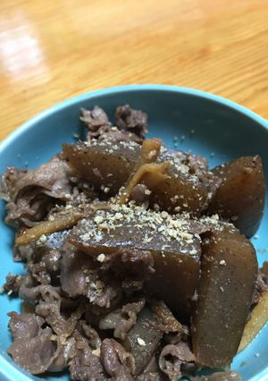 牛肉とコンニャクの煮物-レシピのメイン写真