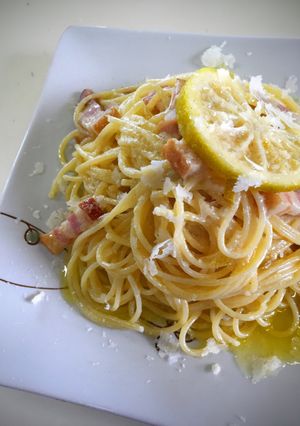 さっぱりウマウマ、レモンクリームパスタ。-レシピのメイン写真