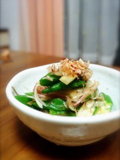 夏の酢の物!オクラとみょうがの和え物-レシピのメイン写真