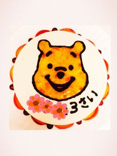 プーさんのケーキ-レシピのメイン写真