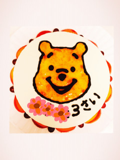 プーさんのケーキ-レシピのメイン写真
