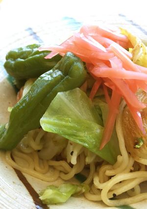 黒胡椒＆ポン酢✿減塩宣言！極旨焼きそば-レシピのメイン写真