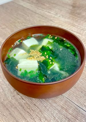 ワカメの中華スープ【ここから栄養士】-レシピのメイン写真