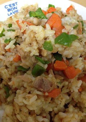 【簡単独り飯】シーチキンチャーハン-レシピのメイン写真