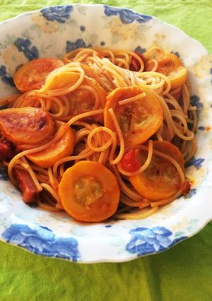 ズッキーニとミニトマトのさっぱりパスタ☆-レシピのメイン写真