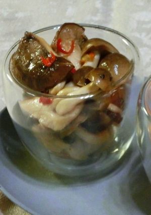 焼きキノコの黒酢醤油漬け-レシピのメイン写真