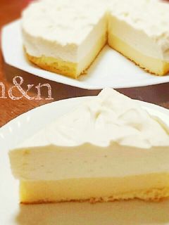 カッテージチーズでWチーズケーキ♪-レシピのメイン写真
