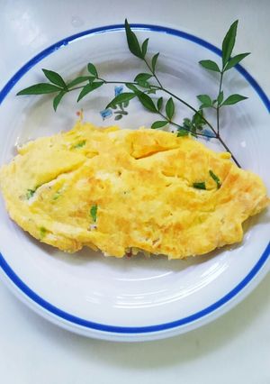 豆腐とちりめんネギ入り和風オムレツ☆-レシピのメイン写真