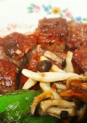とろける☆塩麹で簡単サイコロステーキ♪-レシピのメイン写真