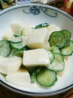シャキシャキ!長芋の和風胡麻マヨサラダ☆-レシピのメイン写真