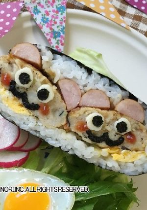くまのデコおにぎらず-レシピのメイン写真