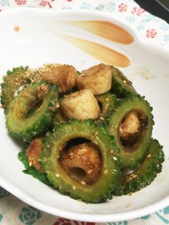 ちくわとゴーヤの甘辛炒め-レシピのメイン写真