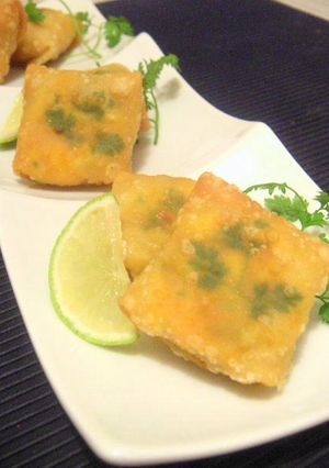かぼちゃの包み揚げ-レシピのメイン写真