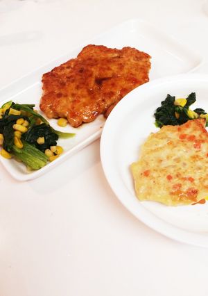 モグモグ期の子と一緒に豆腐ハンバーグ!-レシピのメイン写真