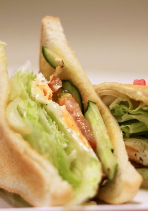 朝食はこれ！BLTトーストサンド-レシピのメイン写真