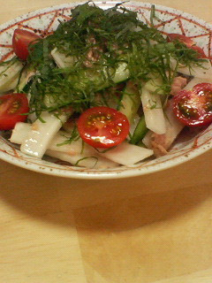 男の大葉サラダ-レシピのメイン写真