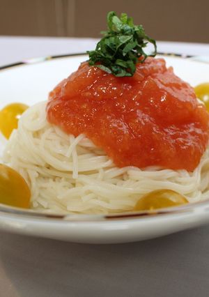 トマトジュレそうめん-レシピのメイン写真