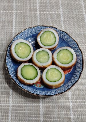 キュウリ丸ごと入った竹輪-レシピのメイン写真