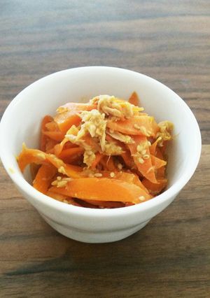 簡単！にんじんとツナの味噌炒め-レシピのメイン写真