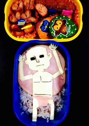 妖怪ウォッチ☆モノマネキン☆キャラ弁-レシピのメイン写真