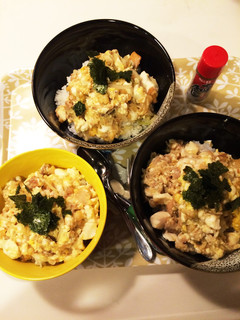 豆腐丼☆シーチキンで 美味しさup-レシピのメイン写真