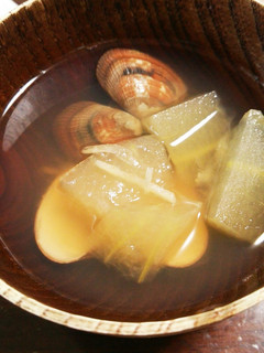 あさりと冬瓜の生姜風味汁-レシピのメイン写真