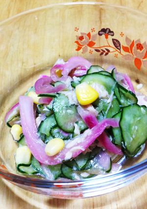 酢玉ねぎときゅうりの洋風酢の物-レシピのメイン写真